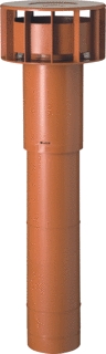 Dakdoorvoer MultiVent 131mm terracotta (Ubbink)